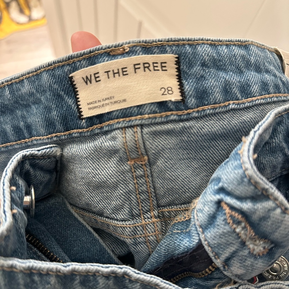NWOT Free People Wynne Denim Skirt - Picture 4 of 4